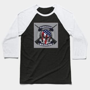 American Badass - Patriotic Graphic Baseball T-Shirt